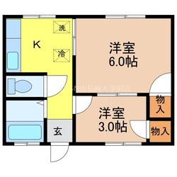 葉山ビルの物件間取画像